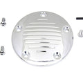 Grooved Ignition System Cover 5-Hole Chrome for Harley-Davidson
