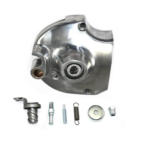 Kick and Electric Sprocket Cover Complete Polished for Harley-Davidson