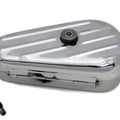 Oval Right Side Chrome Tool Box for Harley-Davidson