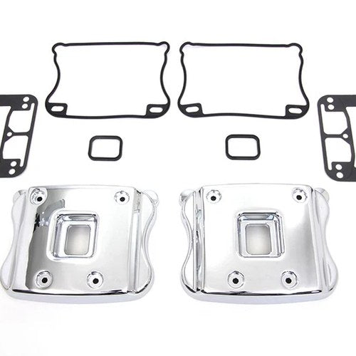 Smooth Rocker Box Cover Set for Harley-Davidson