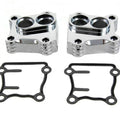 Chrome Billet Tappet Block Set for Harley-Davidson