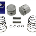 74 inch Overhead Valve Piston Set.010 Oversize for Harley-Davidson
