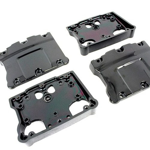 Black Titanium TC-88 Rocker Box Cover Set for Harley-Davidson