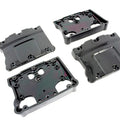 Black Titanium TC-88 Rocker Box Cover Set for Harley-Davidson