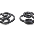 Black 1 inch Seat Spring Set for Harley-Davidson