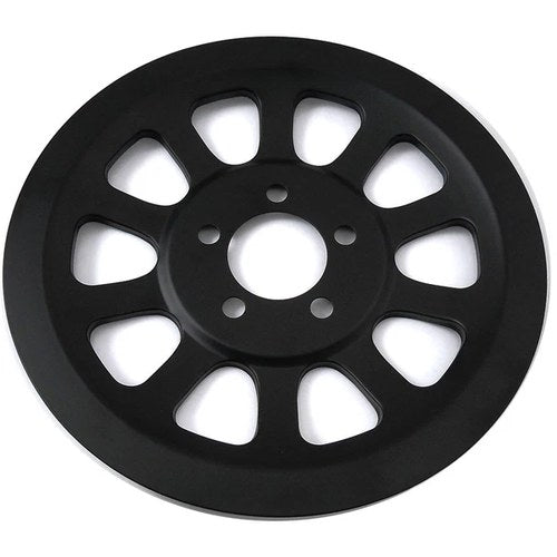 Outer Pulley Cover 70 Tooth Black for Harley-Davidson