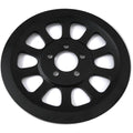 Outer Pulley Cover 70 Tooth Black for Harley-Davidson