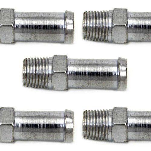 Chrome Gas and Oil Line Fitting for Harley-Davidson