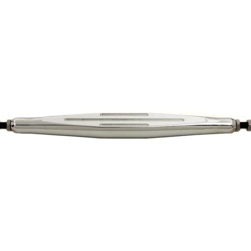 Chrome Ball Milled Shifter Rod, 2 inch Extended for Harley-Davidson