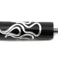 Black Flame Style Shifter Footpeg for Harley-Davidson