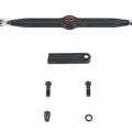 12 inch Skull Shift Rod Kit Black for Harley-Davidson