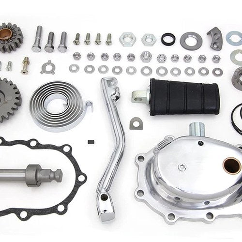 Complete Kick Starter Kit Polished for Harley-Davidson