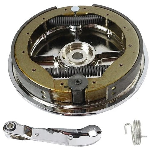 Rear Brake Backing Plate Kit Chrome for Harley-Davidson