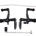 Billet Forward Control Kit Black for Harley-Davidson
