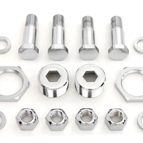 Chrome Rocker Bolt Kit fits Harley Davidson