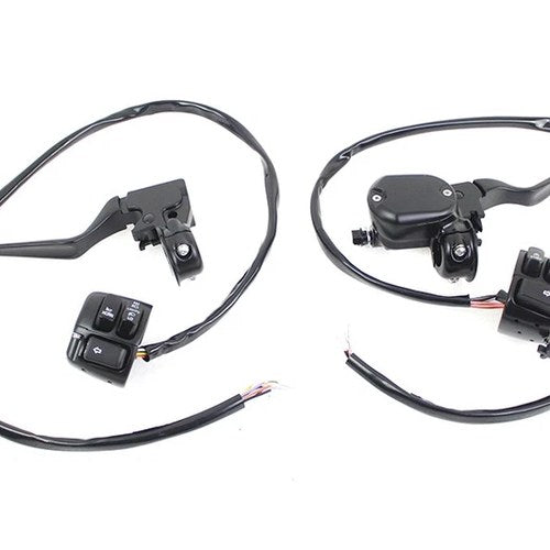 Handlebar Control Kit Black for Harley-Davidson