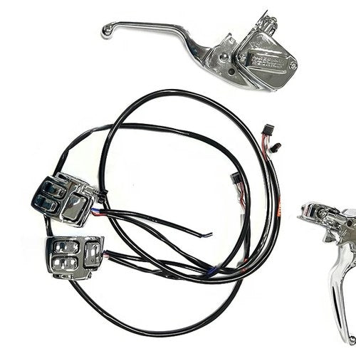 Handlebar Control Kit Chrome for Harley-Davidson