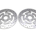 Duro Front Brake Disc Set Polished Stainless Steel for Harley-Davidson