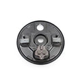 Rear Hydraulic Backing Plate Black for Harley-Davidson