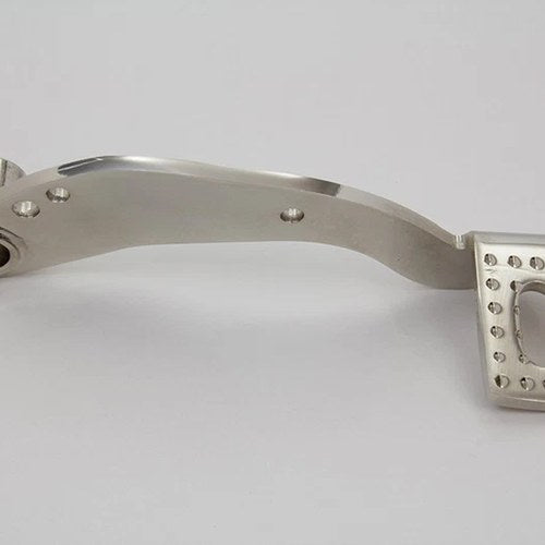 Replica Brake Pedal Dull Nickel Plated for Harley-Davidson