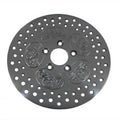 11-1/2 inch Rear Brake Disc Skull Design Polished for Harley-Davidson