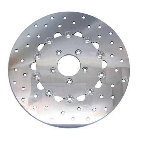Floating Polished 11.8 inch Front Brake Disc for Harley-Davidson