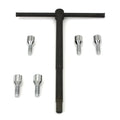 Chrome Wheel Lug Set with Wrench for Harley-Davidson