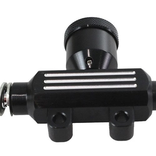 Billet Rear Master Cylinder Black for Harley-Davidson