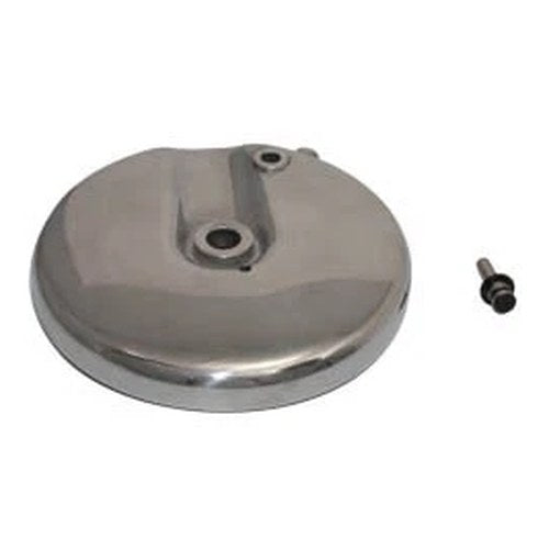 Brake Backing Plate Left Side Polished for Harley-Davidson