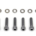 Transmission Shifter Cover Screw Kit Chrome for Harley-Davidson