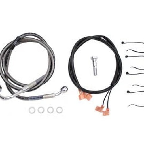Stainless Steel Rear Brake Hose 49-9/16 inch for Harley-Davidson