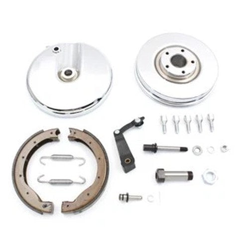 Front Brake Backing Plate Kit Right Side Chrome for Harley-Davidson