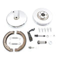 Front Brake Backing Plate Kit Right Side Chrome for Harley-Davidson