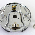 Rear Hydraulic Brake Backing Plate Kit Chrome for Harley-Davidson