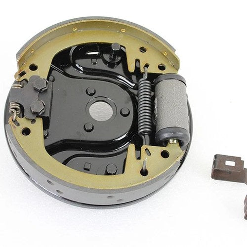 Rear Hydraulic Brake Backing Plate Kit Black for Harley-Davidson