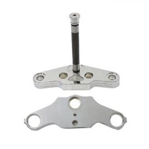 5� Inverted Triple Tree Set Ball Milled Billet for Harley-Davidson