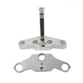5� Inverted Triple Tree Set Ball Milled Billet for Harley-Davidson