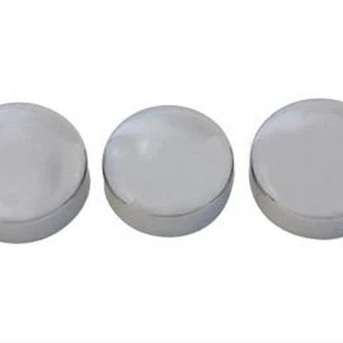 39mm Fork Stem Nut Cover Chrome Dome Style for Harley-Davidson