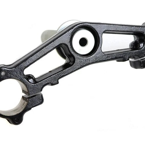 OE 49mm Flt Lower Fork Stem Black for Harley-Davidson