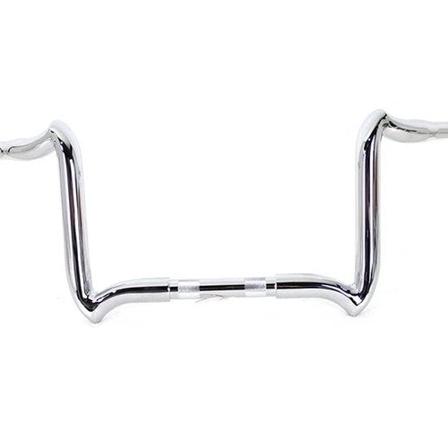 10 inch Road Glide Handlebar without Indents Chrome for Harley-Davidson