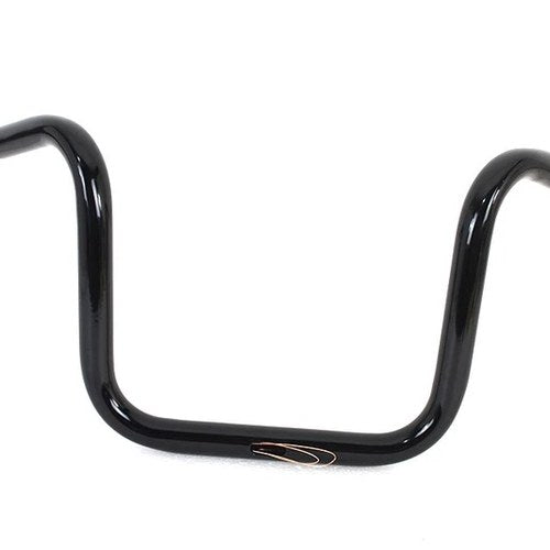 14 inch Fat Ape Handlebar with Indents Black for Harley-Davidson