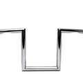 10 inch Z Handlebar with Indents Chrome for Harley-Davidson