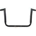 12 inch Black ChiZeled Z-Bar Handlebar without Indents for Harley-Davidson