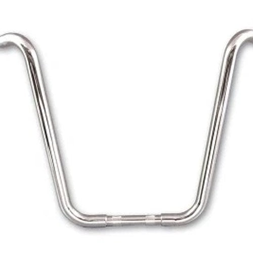 18 inch Buffalo Ape Hanger Handlebar with Indents Chrome for Harley-Davidson