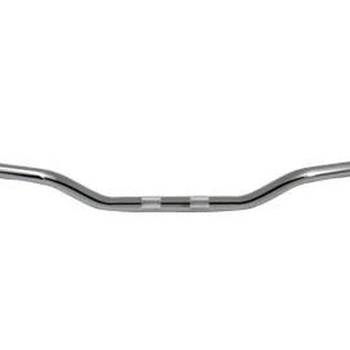 Chrome 2 inch Drag Handlebar with Indents for Harley-Davidson