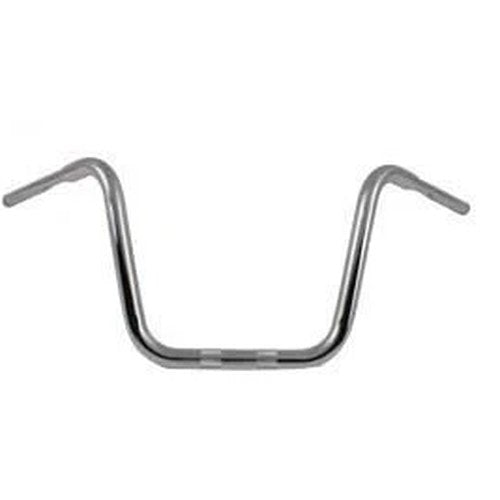 15-1/2 inch Rhino Ape Hanger Handlebar with Indents Chrome for Harley-Davidson