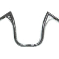 15 inch Chrome Z-Bar Handlebar with Wiring Slots for Harley-Davidson