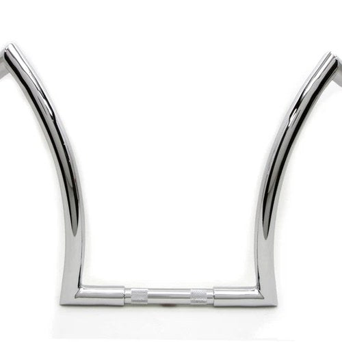 16 inch Z Handlebar with Indents Chrome for Harley-Davidson
