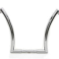 16 inch Z Handlebar with Indents Chrome for Harley-Davidson