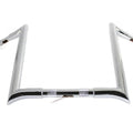 16 inch Chrome Z-Bar Handlebar with Indents for Harley-Davidson
